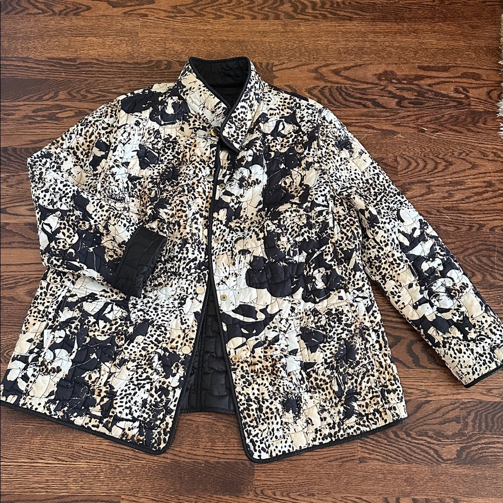 Basler Double Sided Reversible Black Quilted Wome… - image 3